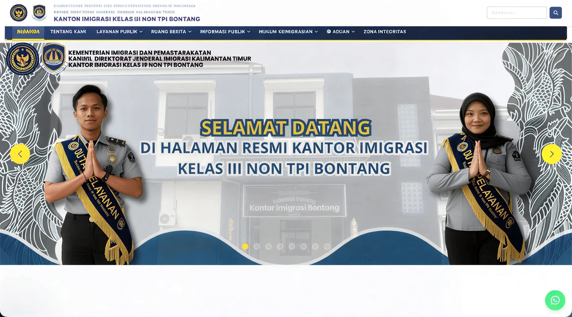Web CMS Imigrasi